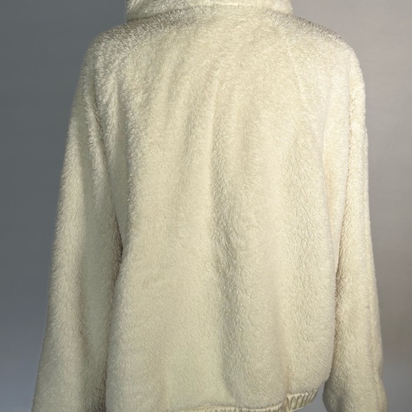 Cozy Cream Sherpa Pullover by Athleta Size Large - Picture 5 of 7